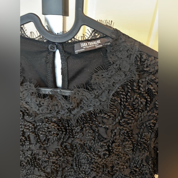 Zara black lace dress - Picture 3 of 8